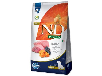 N&D Puppy Mini Grain Free Dovleac Miel și Afine 7kg