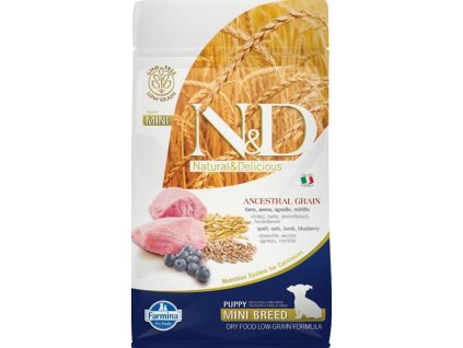 N&D Low Grain Dog Puppy Mini Lamb & Blueberry 0,8 kg