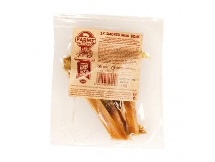 Geräucherter Schweineknochen 3xmini Farmz,Duvo+ 40 g
