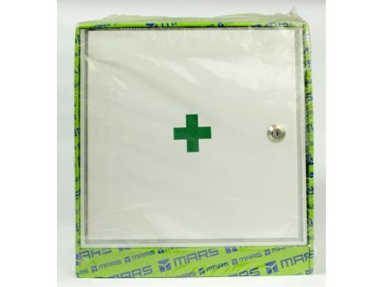 Wall-mounted first aid kit with contents for up to 10 people - ZM10 metal