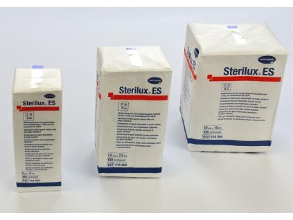 Non-sterile compression gauze 100 pcs Sterilux ES17 5x5cm