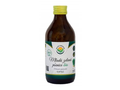 Young green wheat capsules BIO 190 pcs