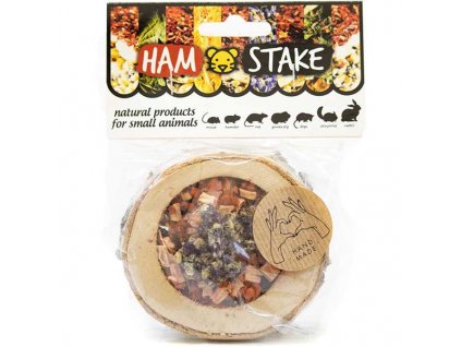 Schinkenpizza mit Birkenfleisch und Gemüse - Klein