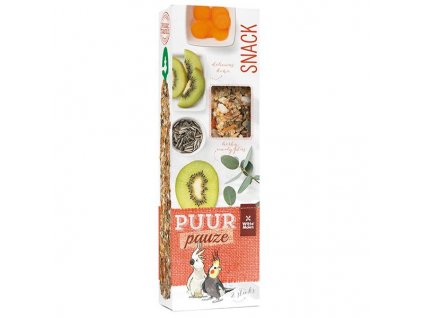 PUUR pause bird-perch parrot, kiwi+eucalyptus 140 g