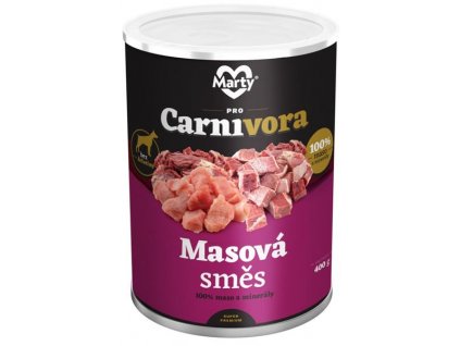 MARTY konz. pro psy ProCarnivora-masová směs 400 g