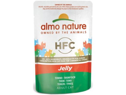 Almo Nature cat kaps. Jelly-tuňák 55g