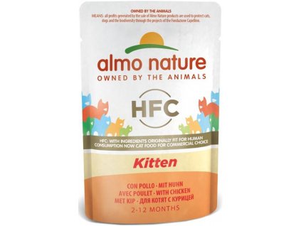 Almo Nature cat kaps. Cuisine-kotě 55g