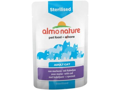 Almo Nature Daily Menu Functional cat pocket. Sterilized cod 70g