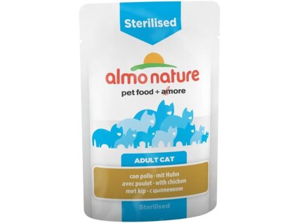 Almo Nature Daily Menu Functional cat capsules Sterilised chicken 70g