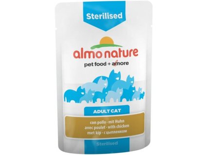 Almo Nature Daily Menu Functional cat kaps. Sterilised kuře 70g