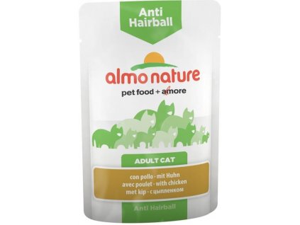 Almo Nature Daily Menu Functional cat kaps. Anti-Hairball kuře 70g