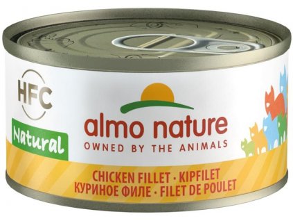 Almo Nature cat konz. Natural-kuře filet 70g