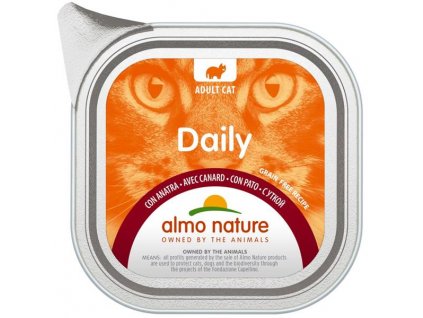 Almo Nature Daily Menu cat food with duck 100g