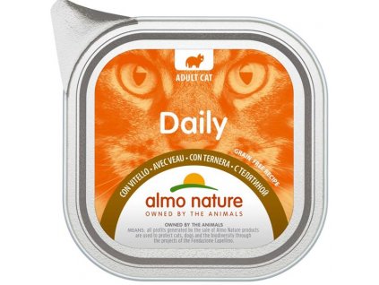 Almo Nature Daily Menu cat wet food veal 100g