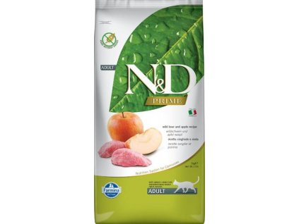 N&D PRIME Cat Grain Free Adult Boar & Apple 5 kg