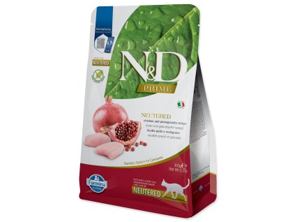 Feed N&D Cat Prime Neutered Chicken & Pomegranate 0.3 kg
