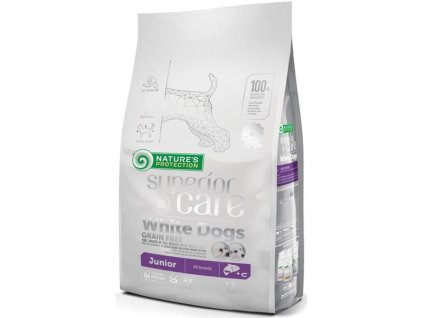 Nature's Protection Superior Care sucha karma dla psów dla psów Junior bez zbóż z łososiem 1,5 kg