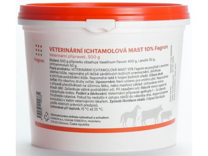 Ichtammolová mast 10% 1kg veterinární