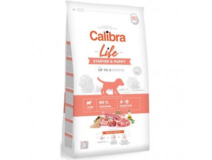 Calibra Dog Life Starter & Puppy Lamb 12 kg