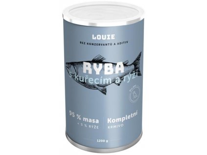 Louie contra. pentru caini peste cu pui si orez 1200 g