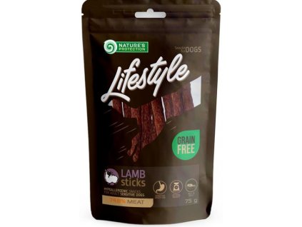Nature's Protection Gustare pentru câini Lifestyle batoane de miel 75 g