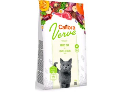 Calibra Cat Verve Grain Free Adult Lamb&Venison 8+ 3,5 kg