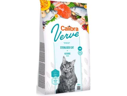 Calibra Cat Verve Grain Free Sterilised Herring 3,5 kg