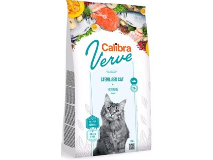 Calibra Cat Verve Grain Free Sterilised Herring 750 g
