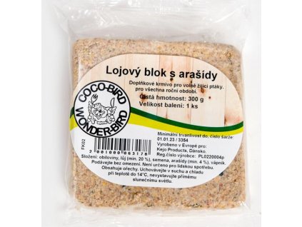 Lojový blok s arašídy Kejo 300g