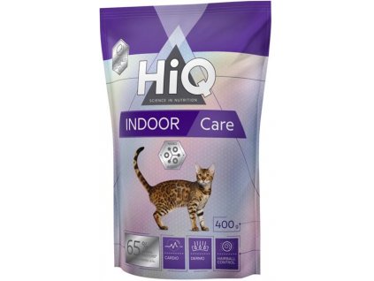 HiQ Cat sucha karma dla kotów w pomieszczeniach 400 g