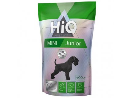 HiQ Hundetrockenfutter Junior Mini 400 g