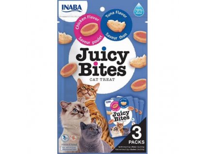 Inaba Juicy Bites cat snack kura a tuniak