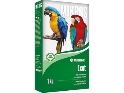 Mikros Exot pro papoušky plv 1kg krabička