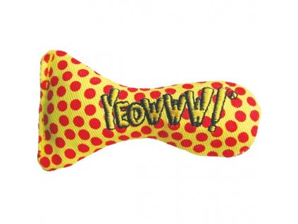 Cat toy Yeowww fish with catnip RW dots 7.5cm