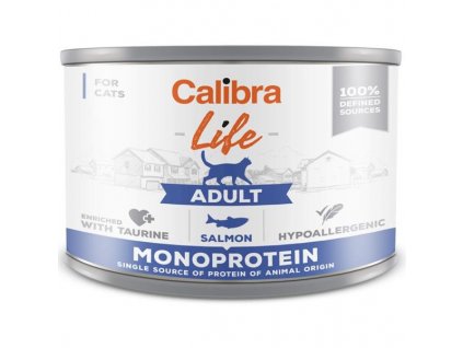 Calibra Cat Life konz. Adult Salmon 200g
