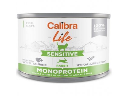 Calibra Cat Life konz. Sensitive Rabbit 200g