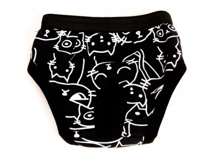 Cotton panties Pussy dark blue 24cm