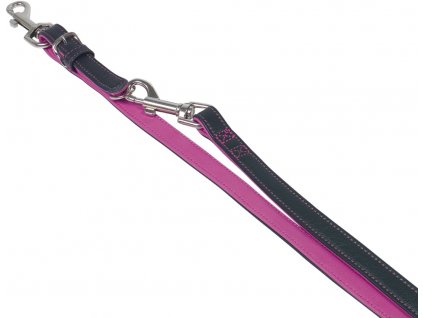Nobby Pacific Lederleine rosa Besatz L-XL 200cm / 18mm  + 3% SLEVA se Slevovým kupónem: bonus