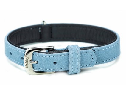 Nobby VELOURS guler din piele intoarsa SM 42cm albastru deschis  + 3% SLEVA se Slevovým kupónem: bonus