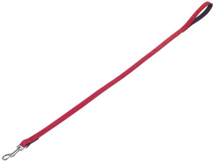 Nobby VELOURS Wildlederleine L-XL 1 m rot  + 3% SLEVA se Slevovým kupónem: bonus