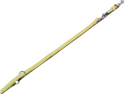 Nobby VELOURS vodítko ze semišové kůže S-M 2 m světle zelená