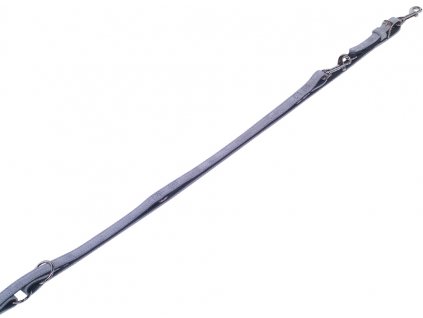 Nobby VELOURS vodítko ze semišové kůže L-XL 2 m šedá