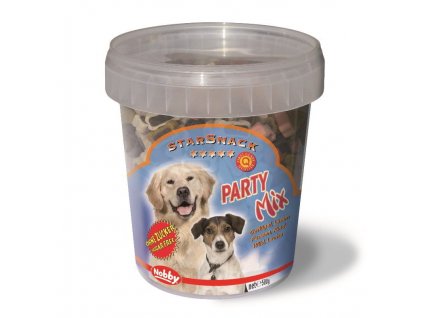 Nobby StarSnack Party Mix găleată de dulceață pentru câini 500g