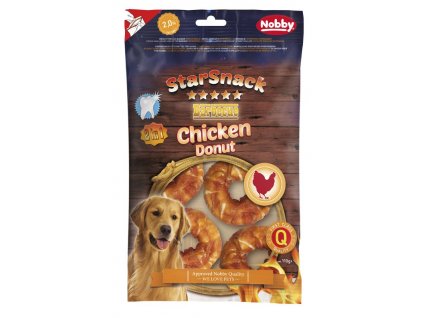 Nobby StarSnack BBQ csirke fánkcsemege 5cm 110g