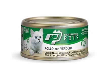 Professional Pets Naturale Cat konzerva kuře, zelenina 70g