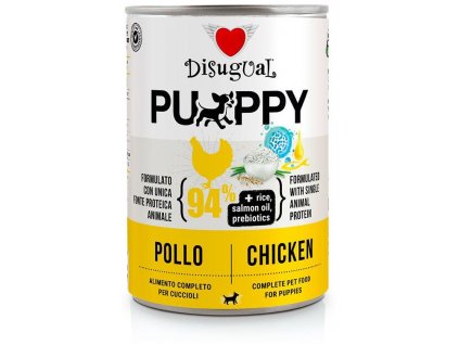 Disugual Dog Single Protein Puppy Kuřecí konzerva 400g