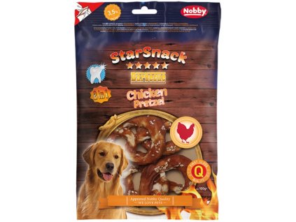 Nobby StarSnack BBQ Hähnchen-Brezel-Leckerlis 100g