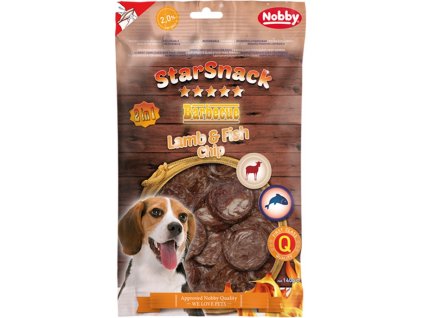 Nobby StarSnack BBQ Lamb, Fish Chip pamlsky 140g