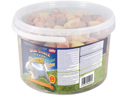 Nobby StarSnack Cookies Duo Maxi Color snack süti 1,3 kg