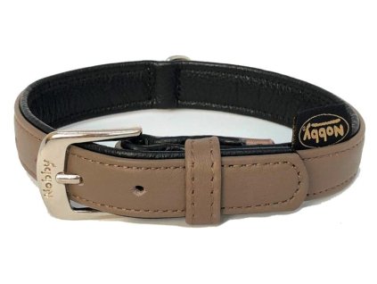 Nobby South Halsband NAPPA-Leder XS-S 32cm grau  + 3% SLEVA se Slevovým kupónem: bonus